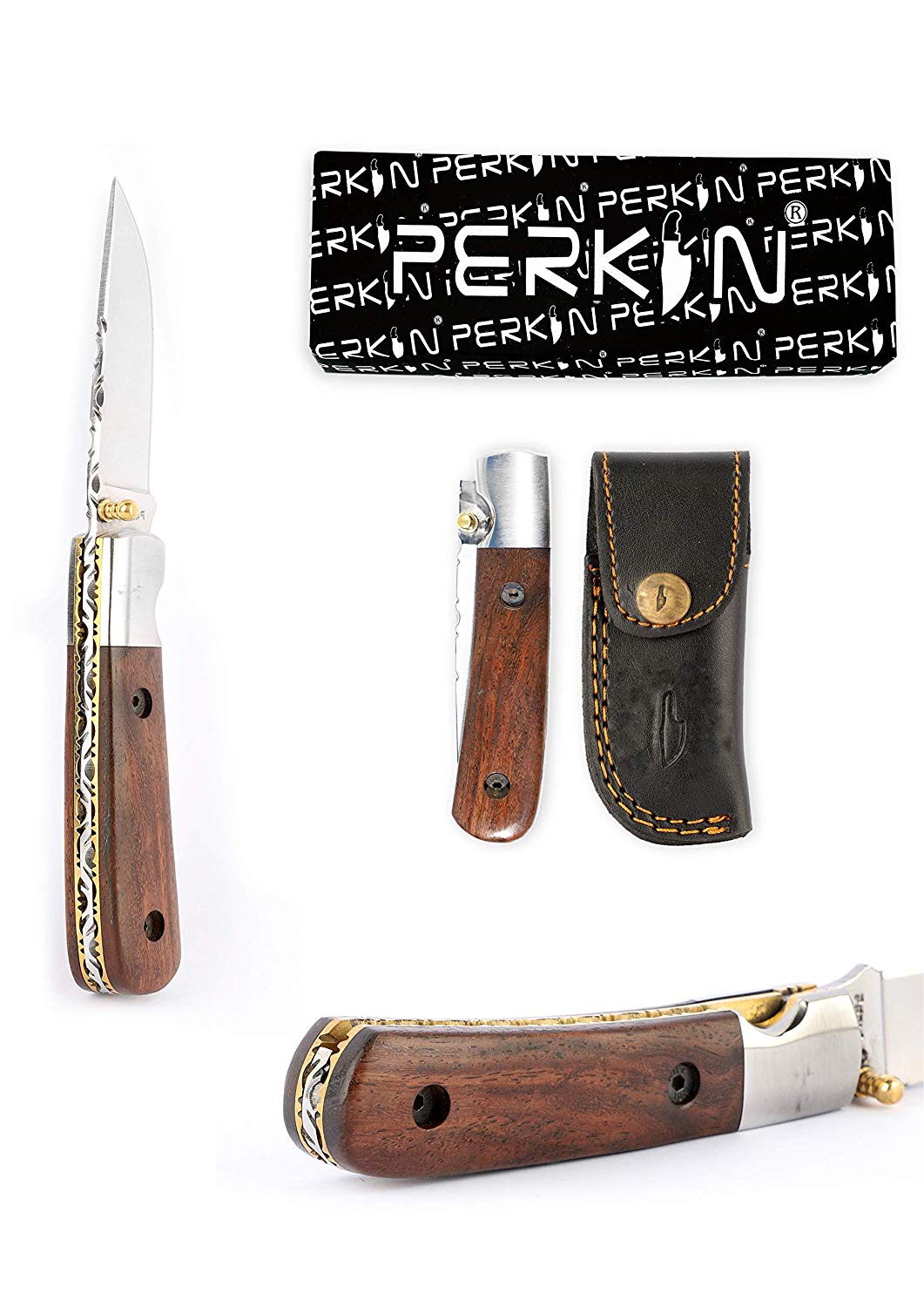 Perkin FN1920 Pocket Knife With safety liner lock for Camping Hunting Survival and Outdoor