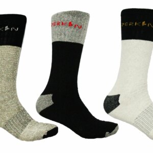 3 Pair of Work Socks Ideal for Camping, Hiking, Outdoor, Trekking & Ski Wear