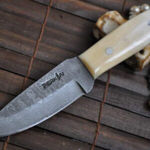 Custom Handmade Bushcraft Knife - Carver Style
