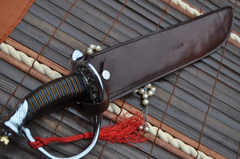 Custom Hand Made Damascus Mini Sword - 20 Inches