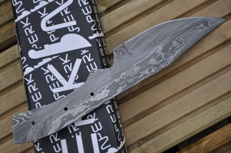Damascus Blank Blade - 8 Inches