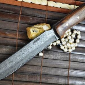 Full Tang Damascus Hunting Knife - Tactical Modern Style / Chopper
