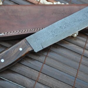 Handcrafted Damascus Chef Knife - Machete