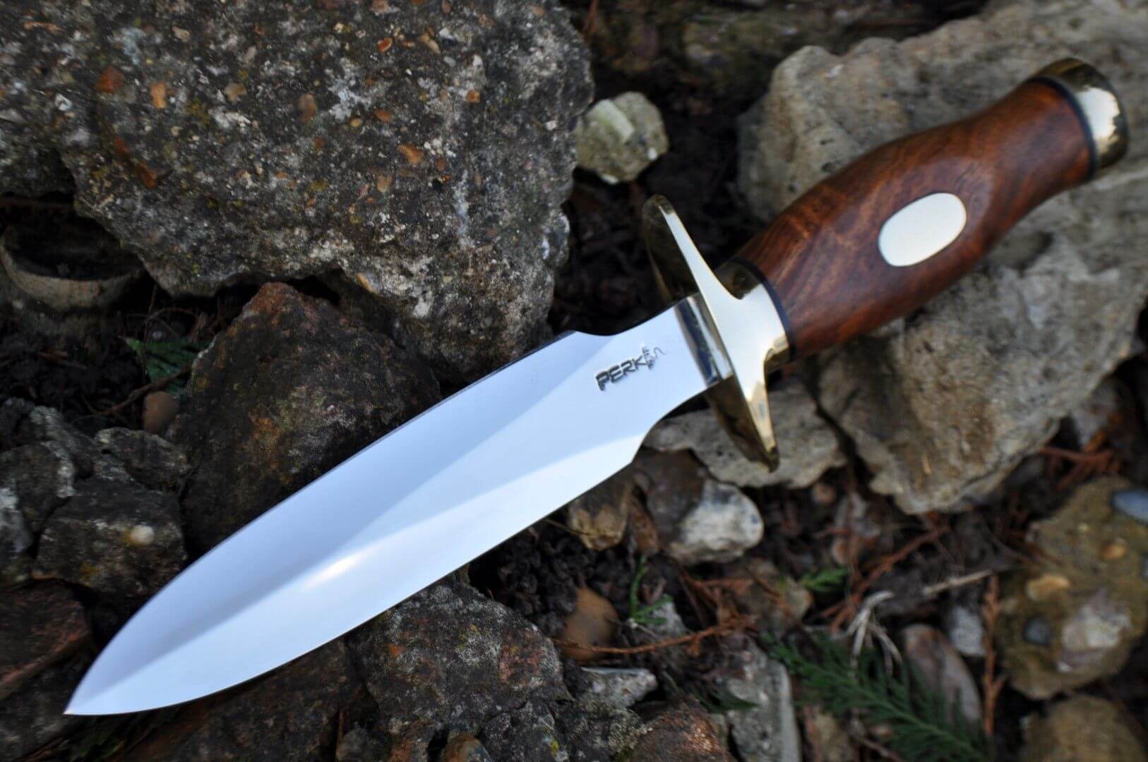 Handcrafted Hunting Knife with 440c Steel & Double Edge
