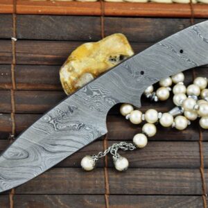 Handmade Damascus Steel Blank Blade - BL1