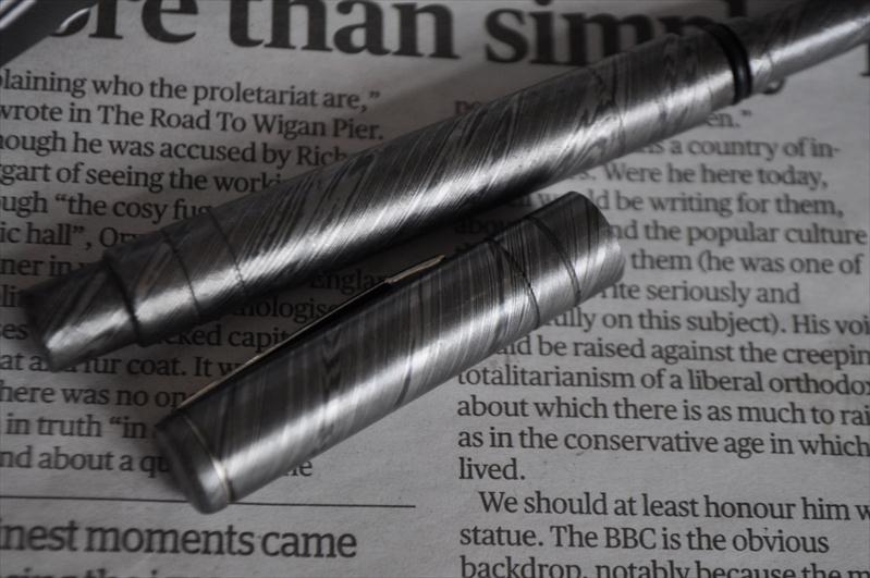 Handmade Damascus Steel Pen
