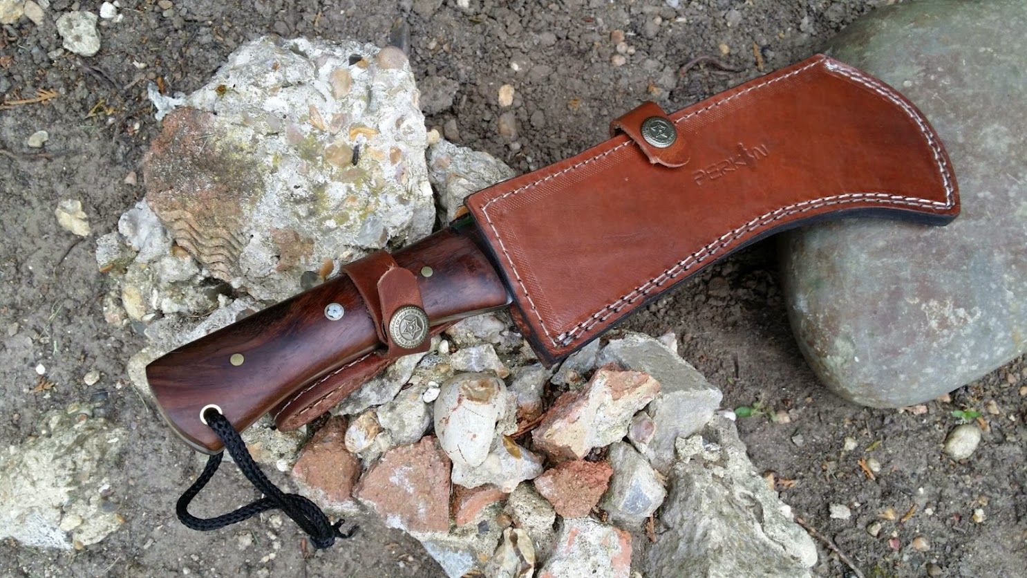 Handmade 01 Carbon Steel Full Tang Hunting Knife - Work Of Art By Jd