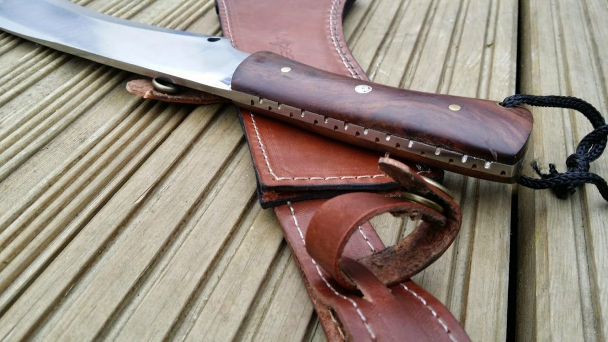 Handmade 01 Carbon Steel Full Tang Hunting Knife - Work Of Art By Jd