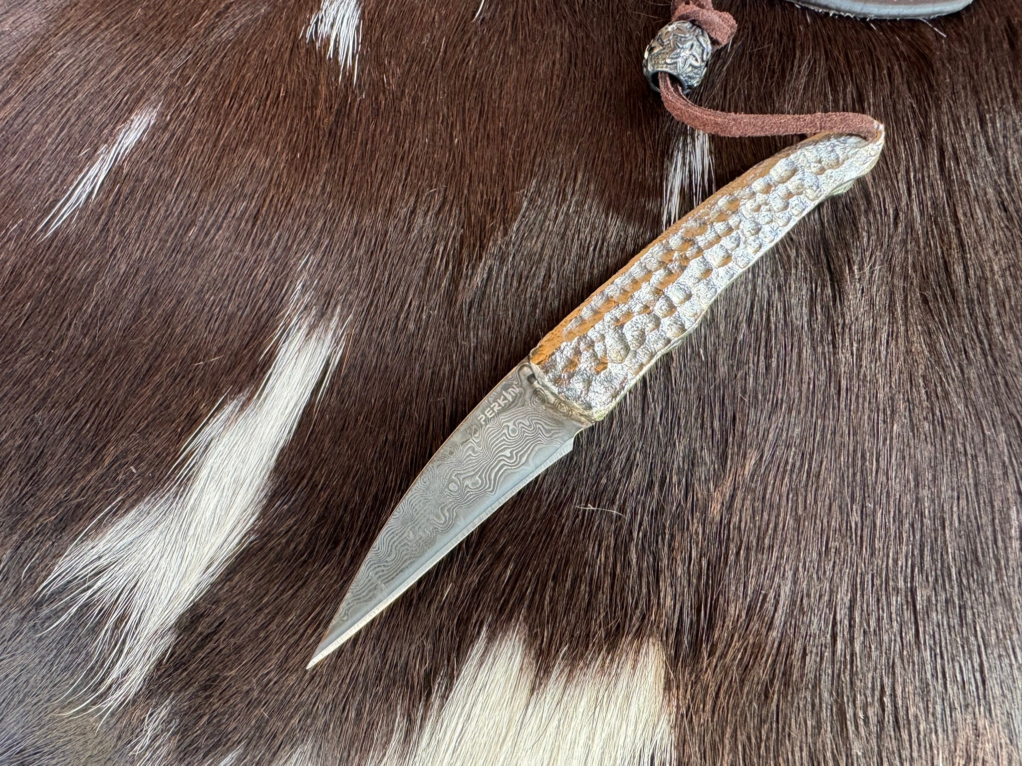 Handmade Damascus Steel Pocket Knife – Compact Folding Knife | Legal to Carry EDC | Sharp Durable Blade | Everyday Carry Utility Knife for Outdoor, Camping & Gift