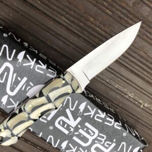 perkin 4400 Fixed Blade Hunting Knife with Sheath