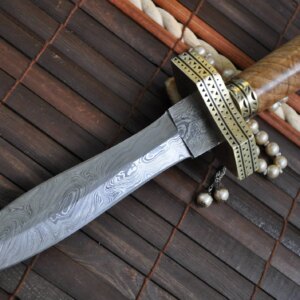 Handmade damascus steel beautiful hunting, work of art