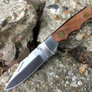 Hunting knife folding Pocket knife with sheath