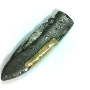 All Damascus Legal to Carry Folding Knife