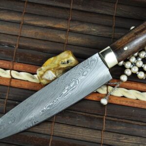 Custom Made Damascus Steel Chef Knife