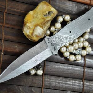 Handforged Damascus Steel Blank Blade