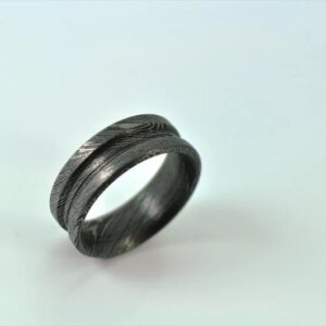 Handmade Damascus Steel Ring - Outstanding Value