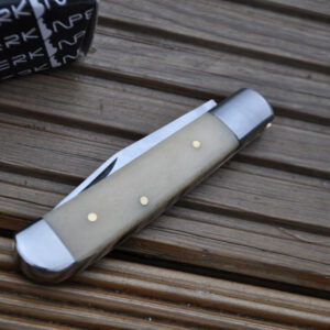 Legal to Carry Handmade Pocket Knife with Bone Handle