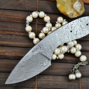 Perkins Damascus Blank Blade - BL9