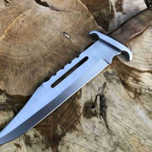 16 Inches Tactical Bowie Knife With Leather Sheath 2