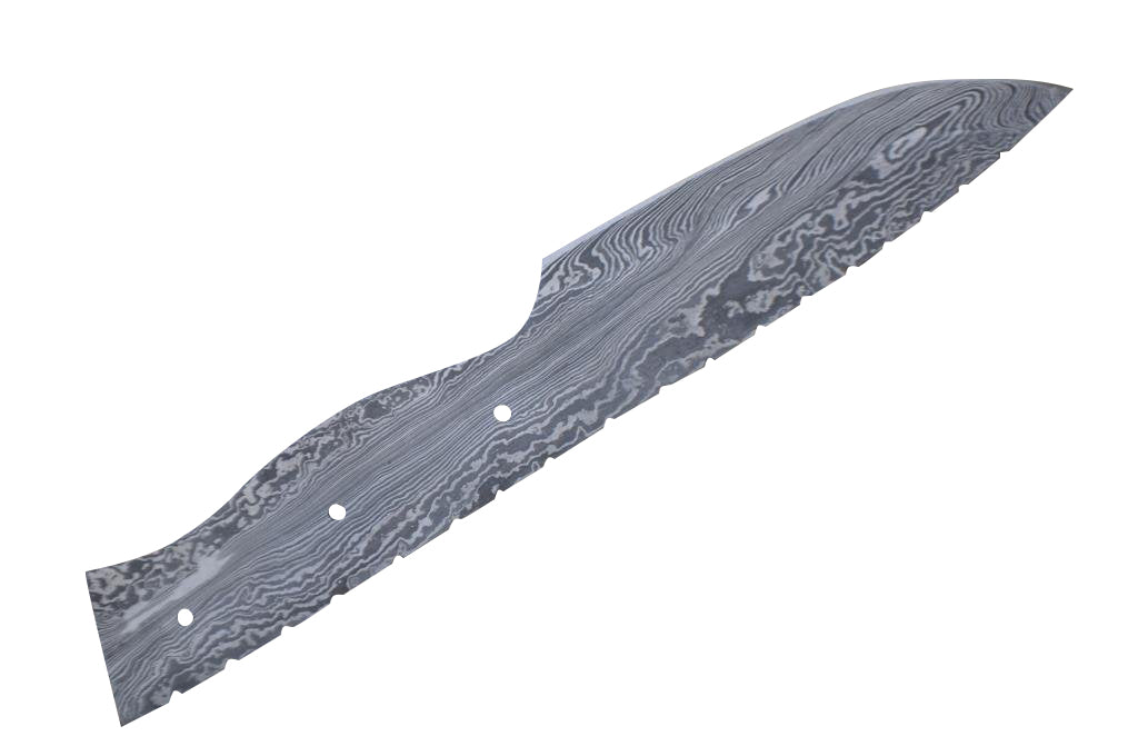 Damascus Steel Knife Blanks & Blades UK for Sale